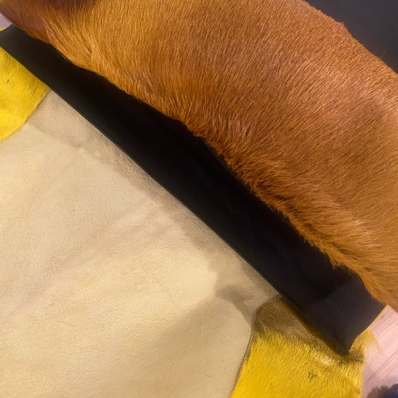 Yellow Springbok Fur Clutch Bag - Picture 5 of 5